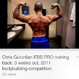 #Throwbackthursday to my Back Training YouTube Video During my Last Bodybuilding Contest Prep
