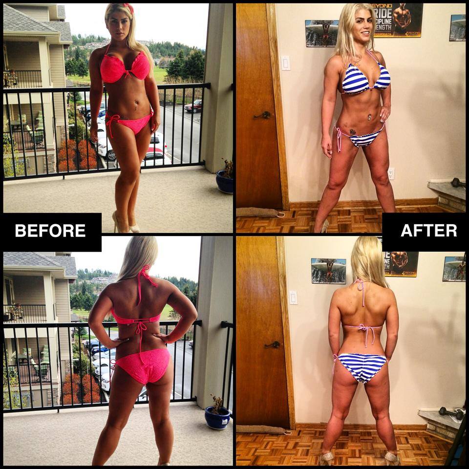 TRANSFORMATION OF THE MONTH FEATURNING MY ONLINE CLIENT MIRANDA FROM VANCOUVER