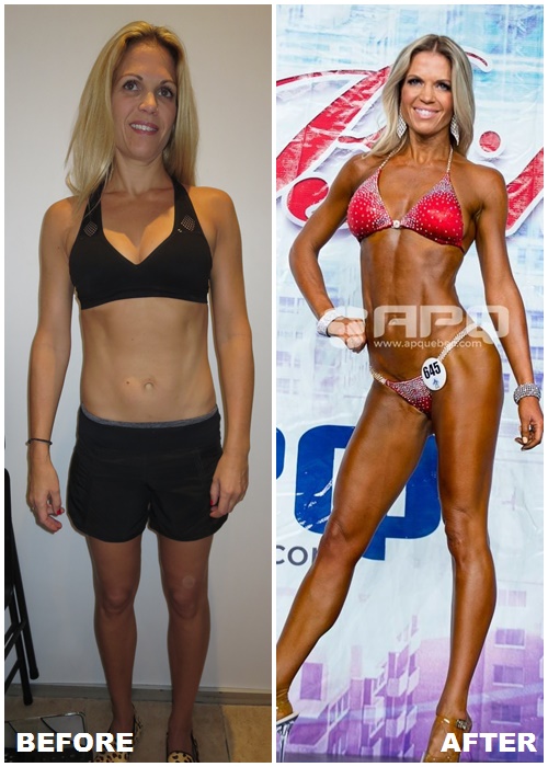 TRANSFORMATION OF THE MONTH FEATURING MY ATHLETE SANDRINE!